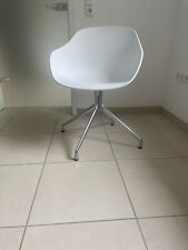 Hay about a chair AAC 220  / Weiss - Alu poliert - drehbar
