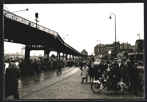 Foto hamburg menschenmenge - foto-ak,