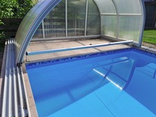 Aufroller für Pool-Luftkammerfolie für Pool 7m x 3,5m
