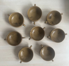 Lilienporzellan CAROLINE Umbra 8 x Suppentasse Müslischale 10,5 cm