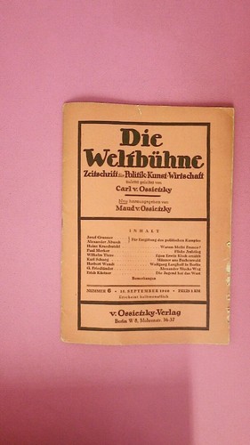 239538 die weltbühne - die,