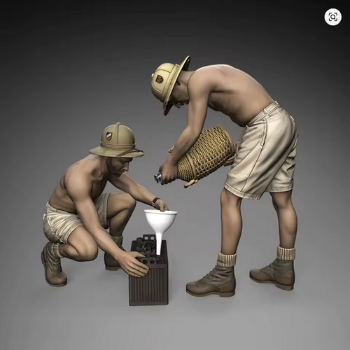 Resin figuren wwii - 1/35, dak