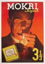 Vtg 1920s MOKRI CIGARETTES