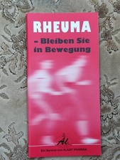 Altes Infoheft: Rheuma -