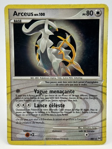 Arceus ar5 holo - rare, platin