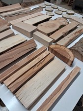 Xxl Bastelholz  KONVOLUT Massivholz Verschiedene Holzarten Kunsthandwerk DIY 