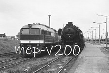 PE-Foto ca. 10x15 DR 120 004 Angermünde 1984 - Taigatrommel BR 120 V 200