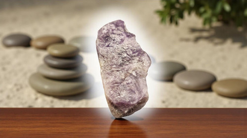 Amethyst rohstein kette - amethyst,