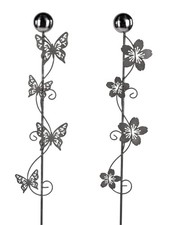 Gartenstecker Metall sort