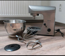 Küchenmaschine 5L Edelstahl Knetmaschine Rührmaschine Rührgerät 1200W 