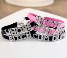 Leder Choker Kette Halsband Damen BDSM Halsbander mit Namen Fetisch Frau SM