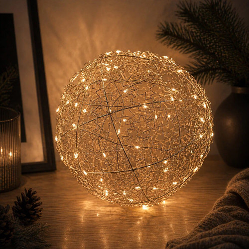 Led drahtkugel 200 warmweiße - 200,