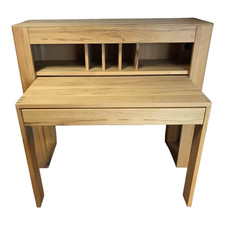 InCasa Schreibtisch Modell CASA-SONO Kernbuche Massiv Geölt Ausziehbar 