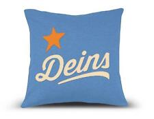 Sticky Jam Kissenhülle DEINS Jersey Blau Bezug Couch Kissen Sofakissen 40 x 40cm