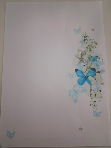 Briefpapier schmetterlinge - ,