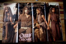 Ozzy Osboure XL rosses Poster von 1989 Scorpions World Tour 88 /89 Metal hammer