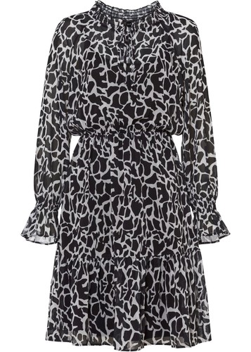 Kleid aus chiffon - aus, mit