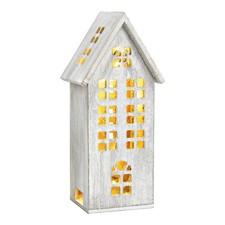 Lichthaus aus Holz, Grau