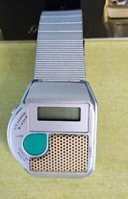 5xSILBER Sprechende Armbanduhr Big Button Blindenuhr ALARM Wecker Senioren Uhr