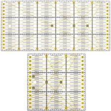 Acryl quilten lineal 2er set - acryl, 2er-set