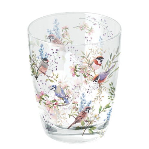 Trinkglas 5cm mit - mit, vogel