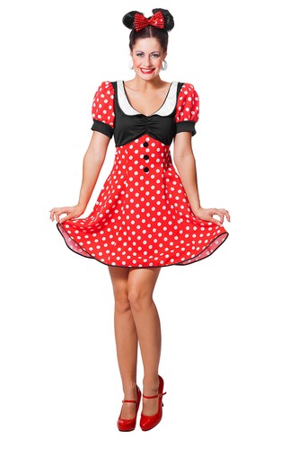 Minnie maus damen - minnie, kostüm