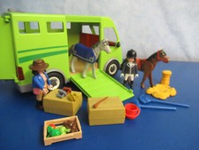 6928 Pferde Transporter Auto Pferde Figuren z 6926 5221 Reiterhof Playmobil 4504