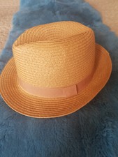 Hallhuber Strohhut Beige Gr. L, 21cm Top wie Neu 