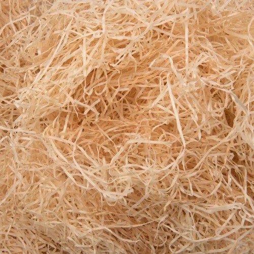 Holzwolle natur weich aus - 1, kg
