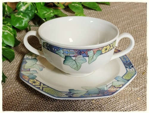 Suppentasse mit untertasse - suppentasse,