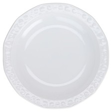 Suppenteller Winterling Röslau alte Serien Rosenkante Weiß