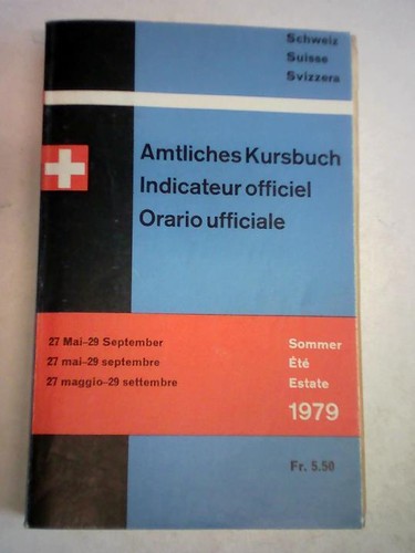 Amtliches kursbuch der - amtliches,