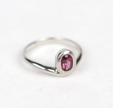 Rosa Turmalin Design Ring aus
