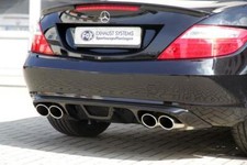 Fox Duplex Sportauspuff Mercedes SLK Typ R172 200 250 350 je 2x115x85mm