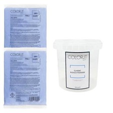 COLOR.IT by BM Blondierpulver (2er Pack) Je 500g Mit Aufbewahrungsdose