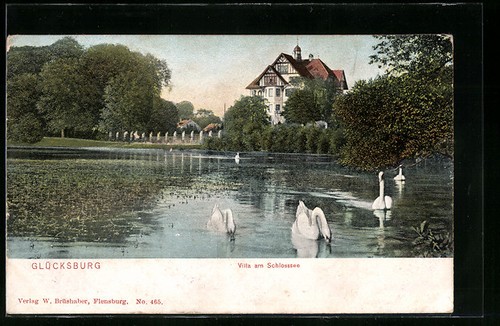 Ansichtskarte glücksburg - ansichtskarte,