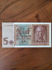 5 Reichsmark Schein Braune