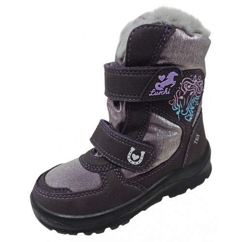 Lurchi winterstiefel violett - winterstiefel,