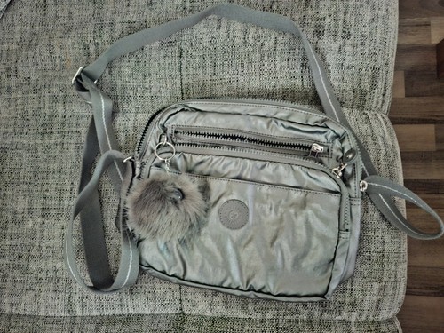 Kipling edir metallic - grau, neu