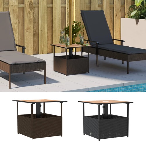 Gartentisch mit schirmloch - gartentisch,