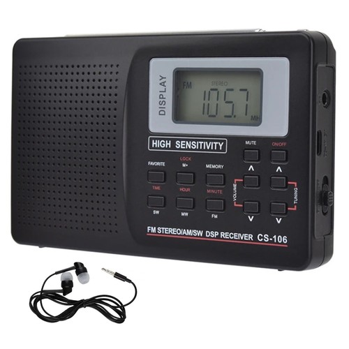 Schwarzes digitalradio - schwarzes,