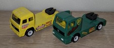 2x Seltene Siku Ca 1:87 Mercedes & Iveco Renntrucks Firestone BP Modellautos