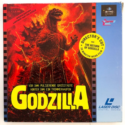 Laserdisc godzilla box set - box, pal