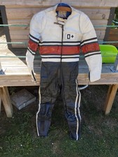 Motorrad Jumpsuit Lewis Leather Vintage Dachbodensaft 60er 70er Jahre Größe 38