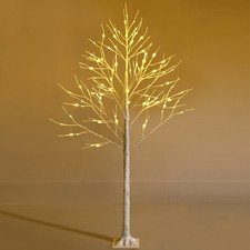 120/150/180cm LED Lichterbaum Birkenbaum warmweiß künstlich Weihnachtsbaum