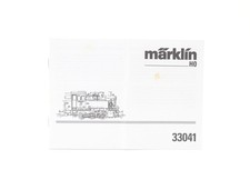 Märklin H0 33041 Beschreibung Anleitung für Dampflok Tenderlok BR 80 031 DB