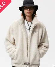 Zara Fleece jacke Weiß  L