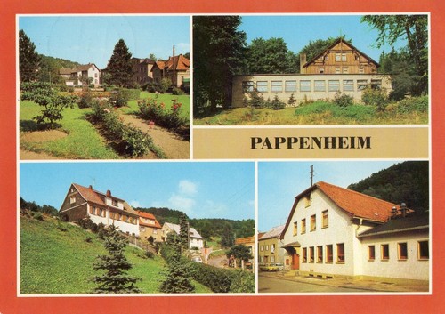 Ansichtskarte pappenheim - ansichtskarte,