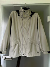 VAUDE Damen 38/40 Outdoor Doppeljacke beige hellgrün,Fleece,Wanderjacke, Regenja