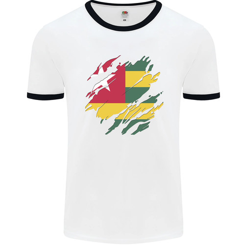 Torn togo flag togoese day - torn,
